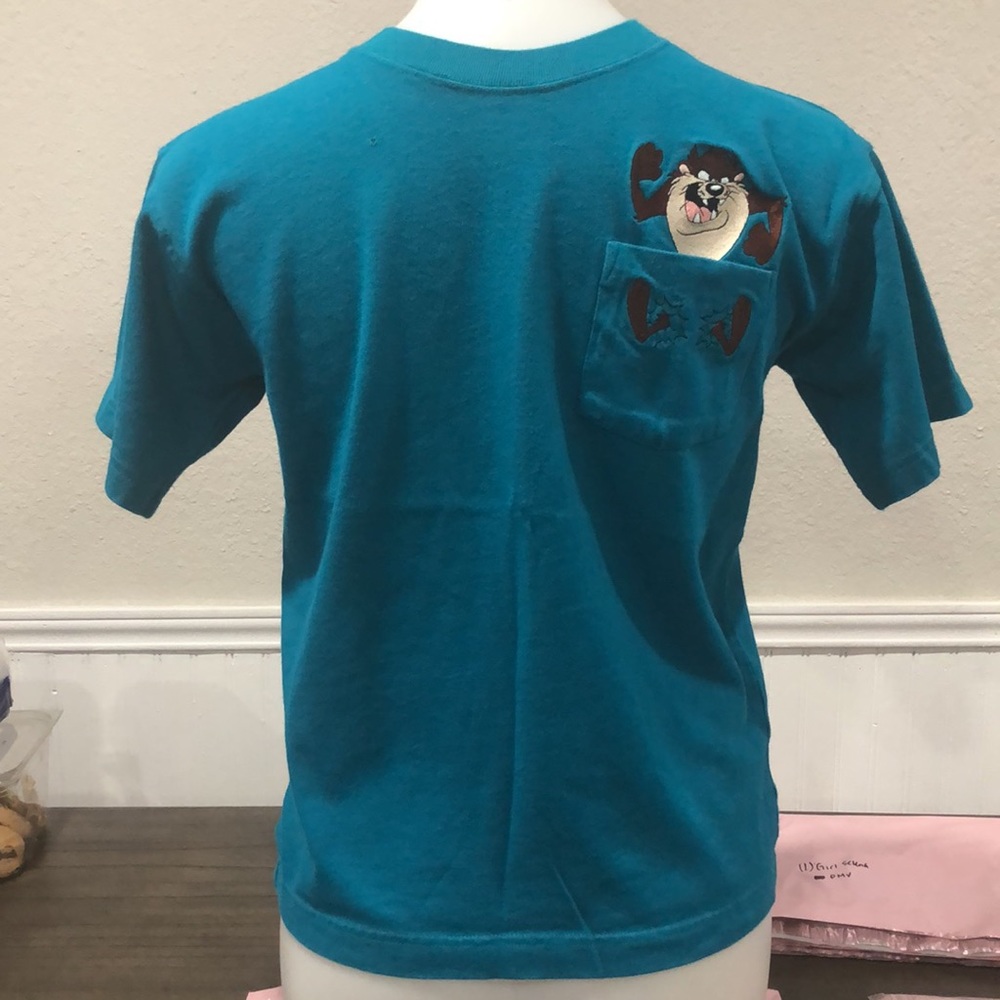 !SOLD! XL Teal Blue Taz Shirt for kids